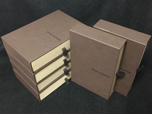 Authentic LOUIS VUITTON Empty Box 6 set LV Wallet Purse Free shipping Pre-Owned