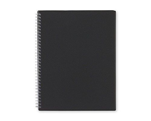 Blue sky smart notes professional notebook, wire-o binding, 8.5&#034; x 11&#034;, black for sale