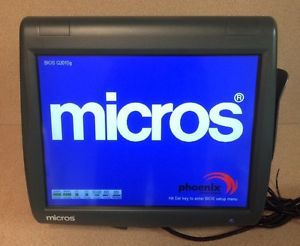 Micros WS 5A Workstation 5A Terminal With Stand  400814-101  (unit 16)