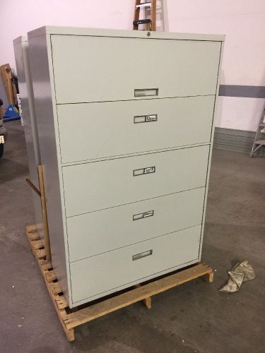 Steel case 5 Drawer Lateral File Cabinet. 2 Available