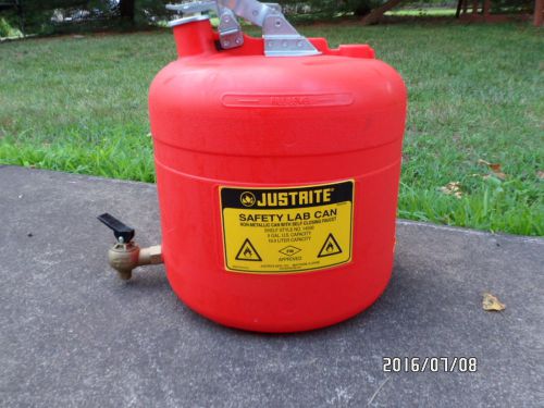 Justrite safety lab can, style #14590 5 gal/18.9 liter for sale