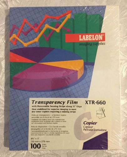 Labelon Imaging Supplies Transparency Film 8.5x11 100 Sheets XTR-660 Copier