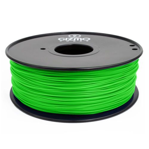 Gizmo Dorks 3mm (2.85mm) ABS Filament 1kg / 2.2lb for 3D Printers, Green