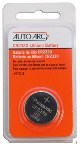 Hobart 770716 CR2330 Lithium Battery For Auto Arc Welding Helmets