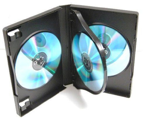 28 new top quality 27mm 4-dvd cases w/patented m-lock hub,dark gray,db27-4b-fm-n for sale