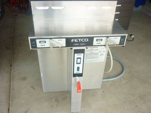 Fetco / STARBUCKS CBS 52H-15 Dual1.5 Gallon Thermal Coffee Brewer Maker w/faucet