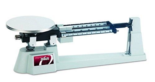 Ohaus 750-so triple beam mechanical balance with stainless steel plate, 18&#034; for sale