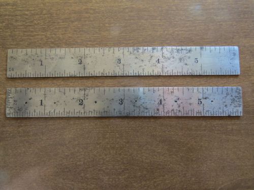 Vintage Starrett 6&#034; rule&#039;s