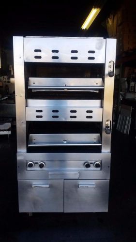 Garland Upright Double Heavy-Duty Upright Infrared Broiler Steak house, Nat Gas