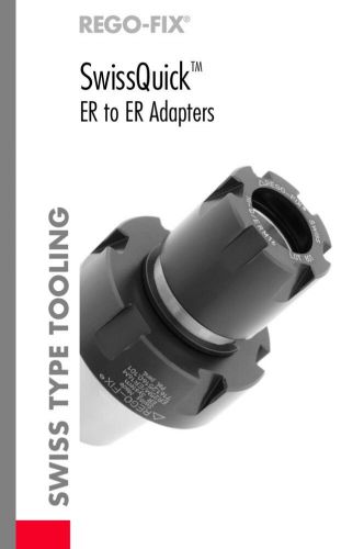 Rego-Fix Swiss Quick ER16 To ER11 Adaptor 7161.16110.122 CNC Collet Reduction
