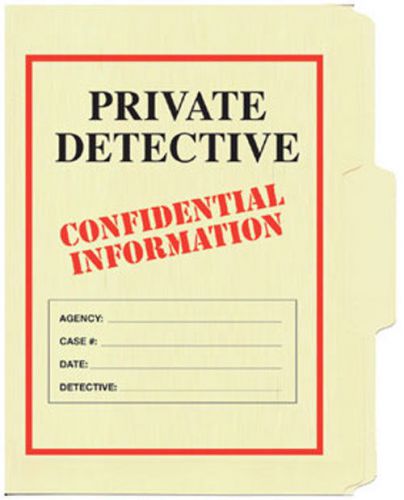 Private Detective File Folder 5-Pack