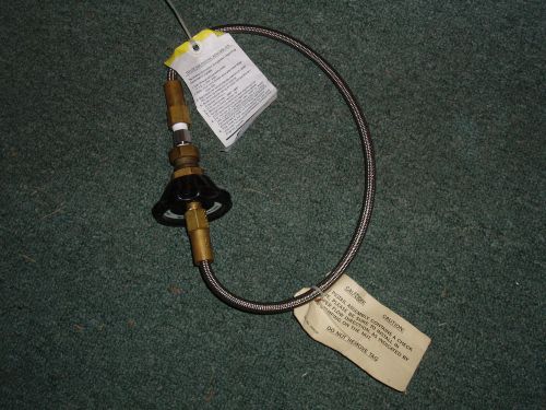 Western enterprises flexible pigtail w/ cga-540 oxygen connector, free shipping! for sale