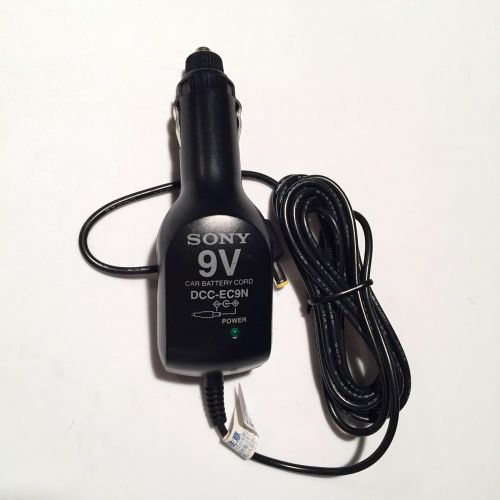 Sony DCC-EC9N Car battery Cord Charger Adaptor NEW