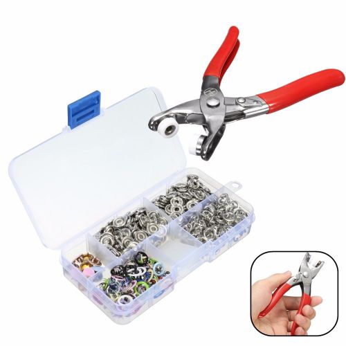 Fastener snap pliers camp craft tool sewing craft with 110 kits set press studs for sale