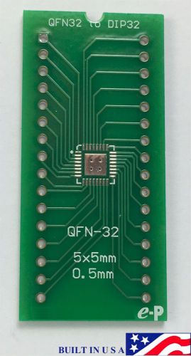 QFN32 to DIP32 Adapter (0.5mm, 5x5mm) with Free IC Soldering option,US Shipping