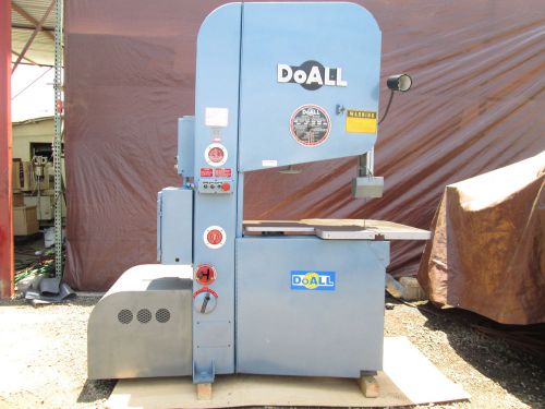 Nice! 1988 doall &#034;zephyr&#034; vertical band saw model zw-3620 also friction cutting! for sale