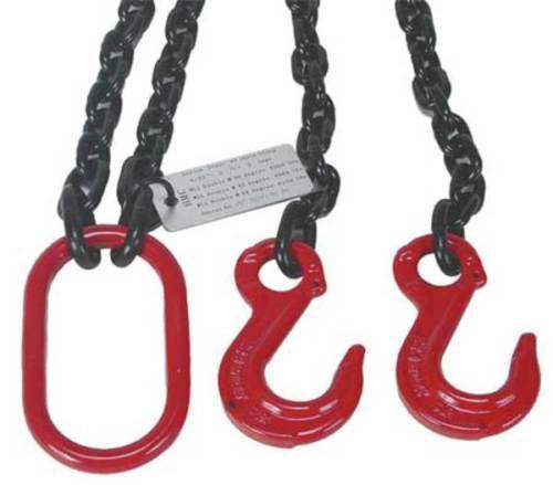 DAYTON 2UKF4 Chain Sling,G80,DOS,Alloy Steel,10 ft. L