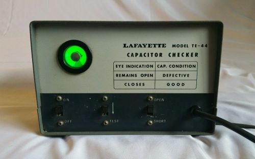 Lafayette TE-44 Vintage Capacitor Checker Vintage
