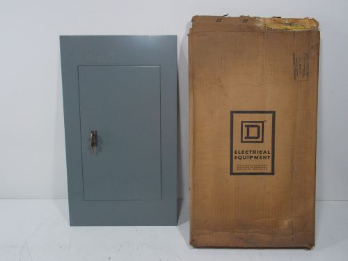 New square d nqc-24-ts locking panel breaker box panelboard cover for nqo for sale