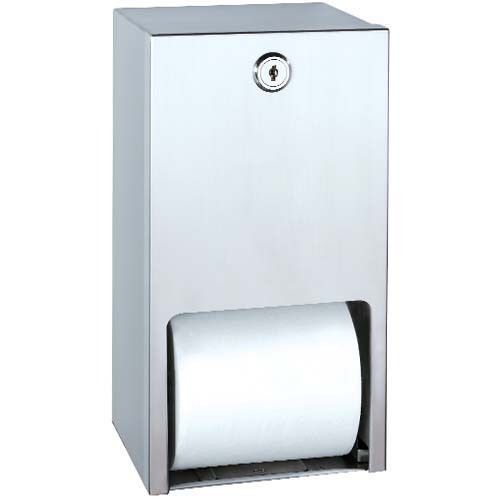 Bradley 5402-000000 stainless steel 22 gauge toilet paper dispenser for sale
