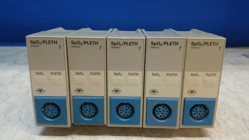 Lot of 5 AGILENT HP PHILIPS M1020A HEWLETT PACKARD BRAND SPO2 PLETH MODULE