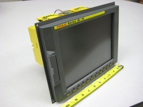 Fanuc 18i-m cnc control panel &amp; monitor a02b-0238-b612 lcd display screen keypad for sale