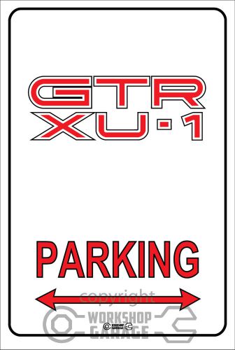 Parking sign metal - holden brock xu1 gtr red logo for sale