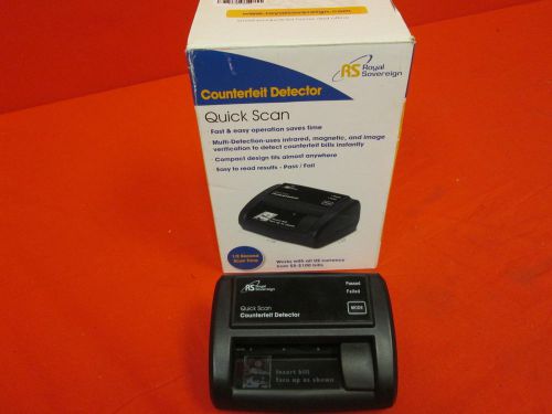 Royal sovereign quick scan counterfeit detector rcd-2120 6508 for sale