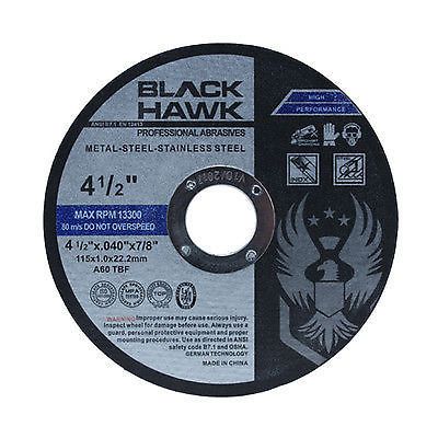 100 pack 4-1/2&#034;x.040&#034;x7/8&#034; cut-off wheel - metal &amp; stainless steel cutting discs for sale