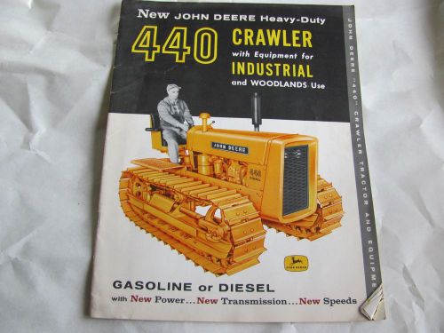 John Deere 440 Crawler Brochure,C.60s,GC
