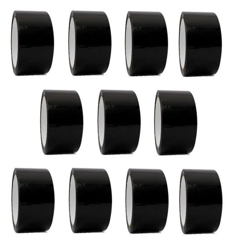 2&#034; x 55 yd black 10 rolls packaging packing tape carton sealing - free shipping for sale