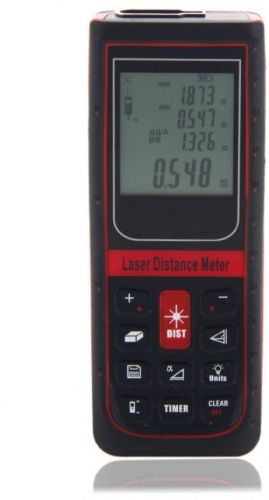 RZX-100 100m Multifunctional Measure Instrument Laser Angle measurement RedBlack