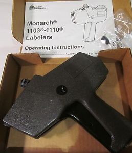 NEW GENUINE MONARCH 1110-01 LABEL/ LABELER/ LABELING PRICE/ PRICING GUN WITH INK