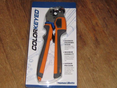 Color Keyed TBM41E Thomas &amp; Betts Colorkeyed Crimping Tool - brand new in packge