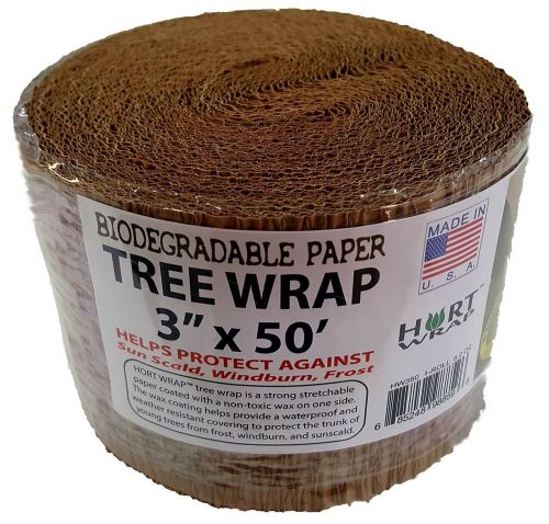 HORT Paper Tree Wrap 3&#034; x 50&#039; roll Commercial Grade
