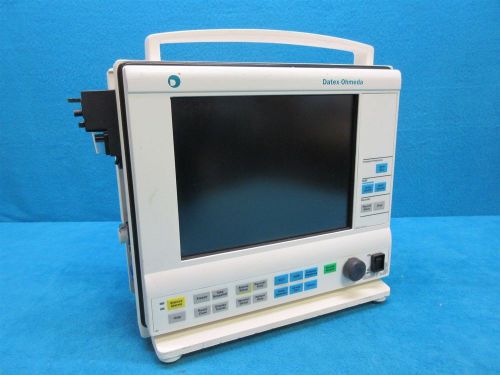 Datex ohmeda as/3 f-cmrec..4 f-cmrec..1 ecg/ patient medical monitor w/printer for sale