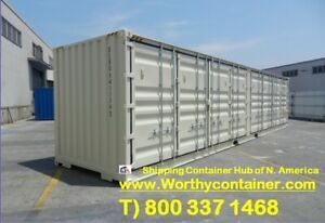 Open Side (OS) - 40&#039; HC New / One Trip Shipping Container in Memphis, TN