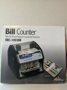 Royal Sovereign RBC-1003BK  High Speed Integrated Currency Bill Counter UV MG IR