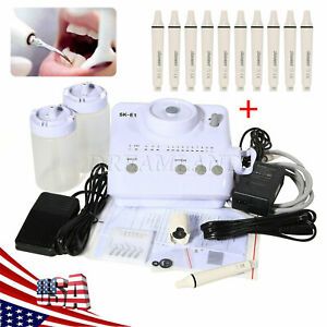 Dental Ultrasonic Scaler w/ Detachable Handpiece Bottle Tip Fit Cavitron EMS FDA