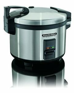 Proctor Silex Commercial 37540 Rice Cooker/Warmer 40 Cups Cooked Rice Non-Sti...