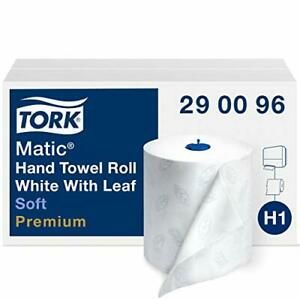 Tork Matic Premium Paper Towel Roll H1 Soft Paper Hand Towel 290096 Quick-Abs...