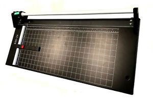 24&#034; Hardened Steel Manual Rotary Paper Trimmer Cutter,Poster,Copper+FREE Blade