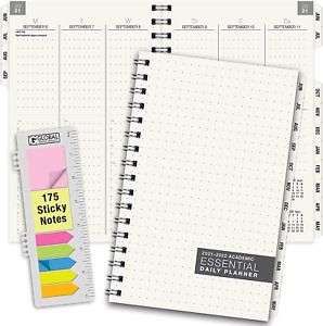 Essential 5X8 Monthly  Weekly 2021-2022 Planner - (5X8 - June 2021 Through July
