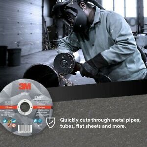 3M Silver Cut-Off Wheel 87467 T1 5 in x .045 in x 7/8 in - 100 Discs Fast Ship