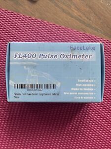 FaceLake ® FL400 Pulse Oximeter Fingertip with Carrying Case And Batteries