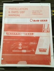 M&amp;W Gear IH International Farmall HYDRO 100 D436 Diesel Turbo Install Manual
