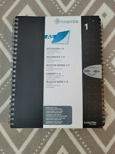 New - 4 Pack Livescribe A5 College Ruled Notebooks 80 Sheets per Notebook