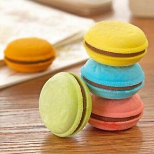 Unique Macaroon Design Erasers Colourful Stationery Office School Supplies 5Pcs
