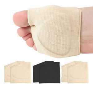 1Pair Metatarsal Sleeve Pads Half Toe Bunion Sole Forefoot Gel Pads Cushion LT0E
