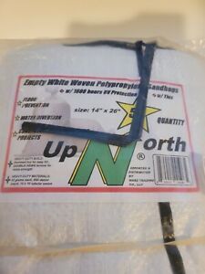 Up North White Sand Bags - Qty 50 - 14&#034;x36&#034;